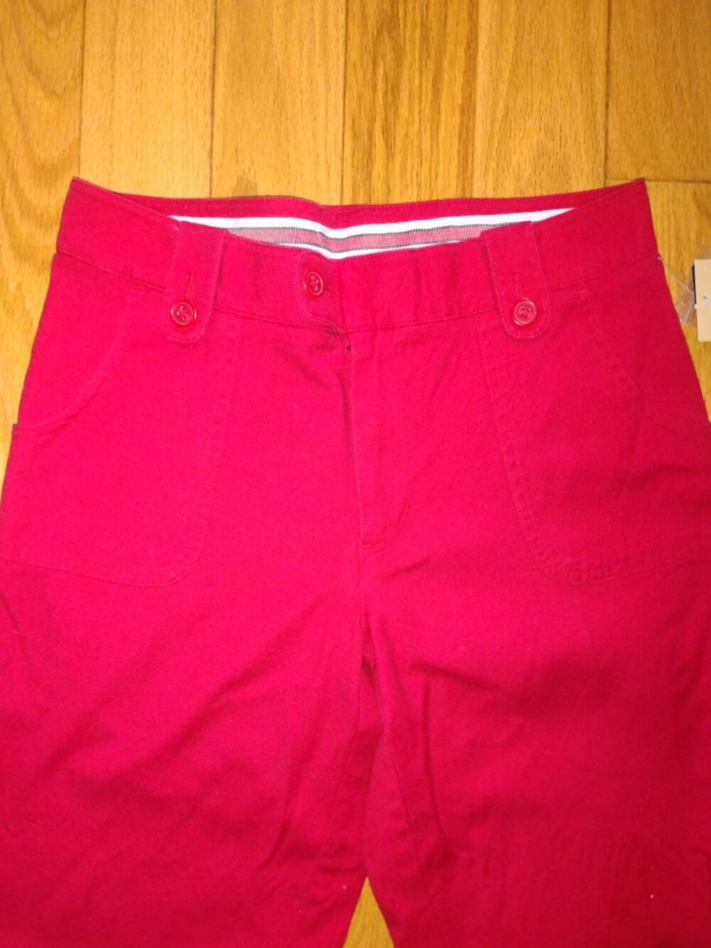 Denver Hayes Red Chino Casual Pants - Picture 2 of 5